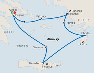 Crucero Egeo Icónico